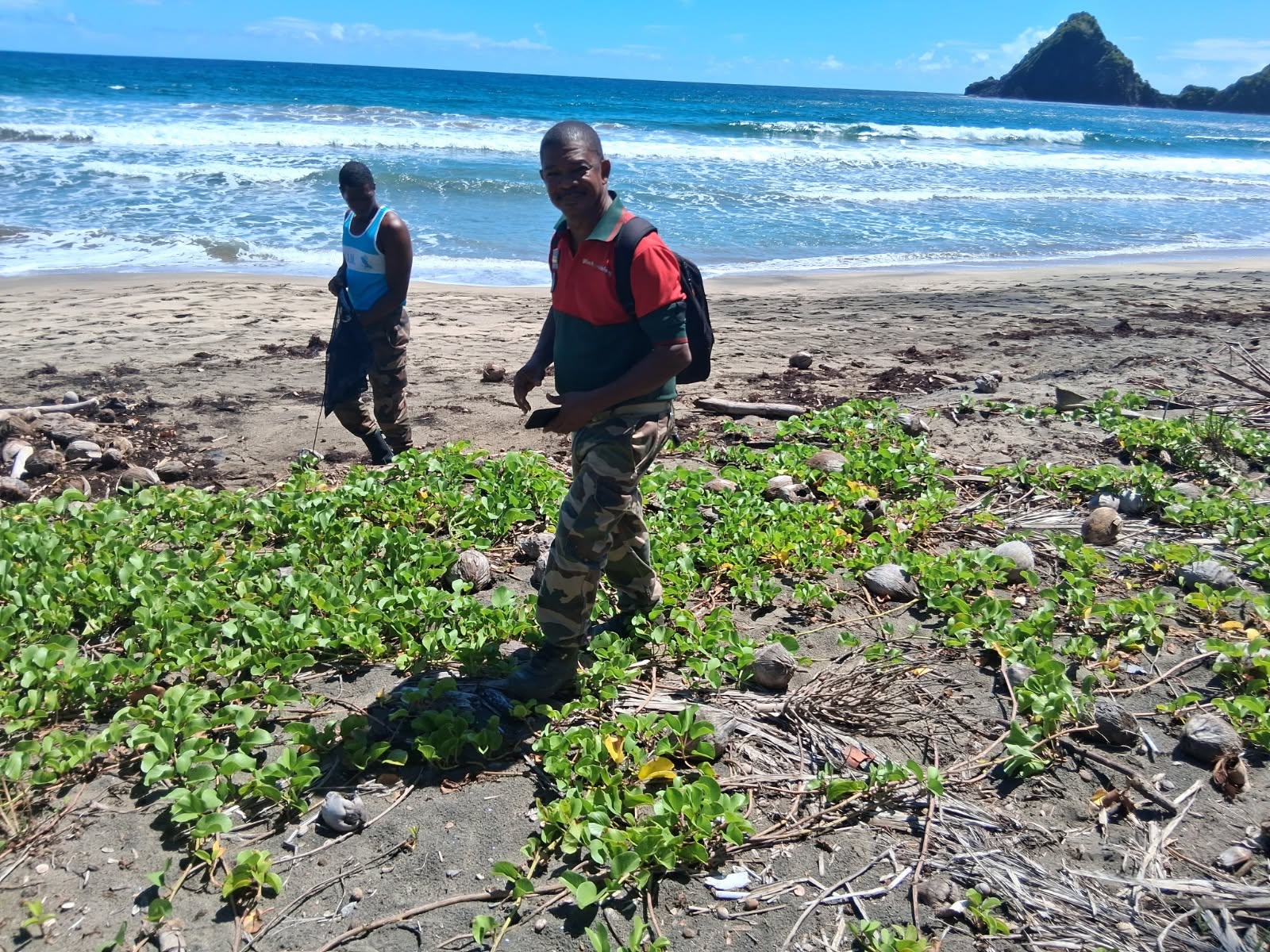 Illustration 1 de l’actualité « OPERATION NETTOYAGE DE PLAGE A ANSE CHARPENTIER »