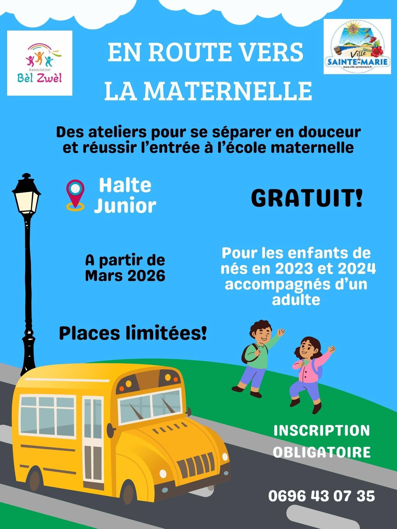 Illustration 2 de l’actualité « DES ATELIERS POUR LES TOUT-PETITS A SAINTE-MARIE ! »