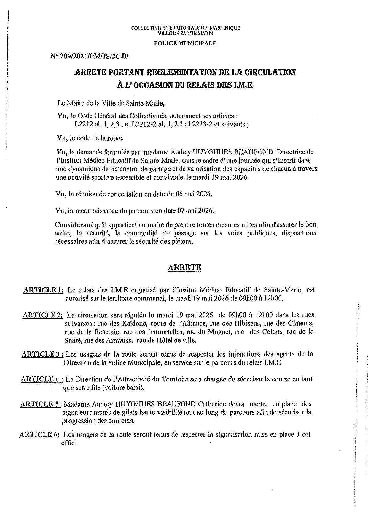 Illustration 2 de l’actualité « INFORMATION CIRCULATION »