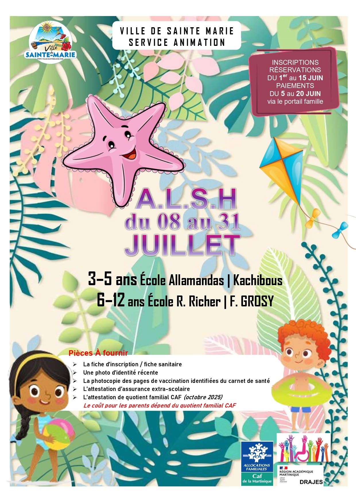 Illustration 3 de l’actualité « INSCRIPTIONS ALSH – VACANCES DE JUILLET 2026 »
