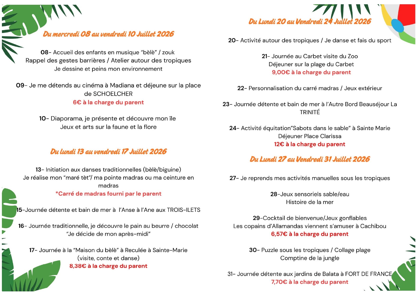 Illustration 2 de l’actualité « INSCRIPTIONS ALSH – VACANCES DE JUILLET 2026 »