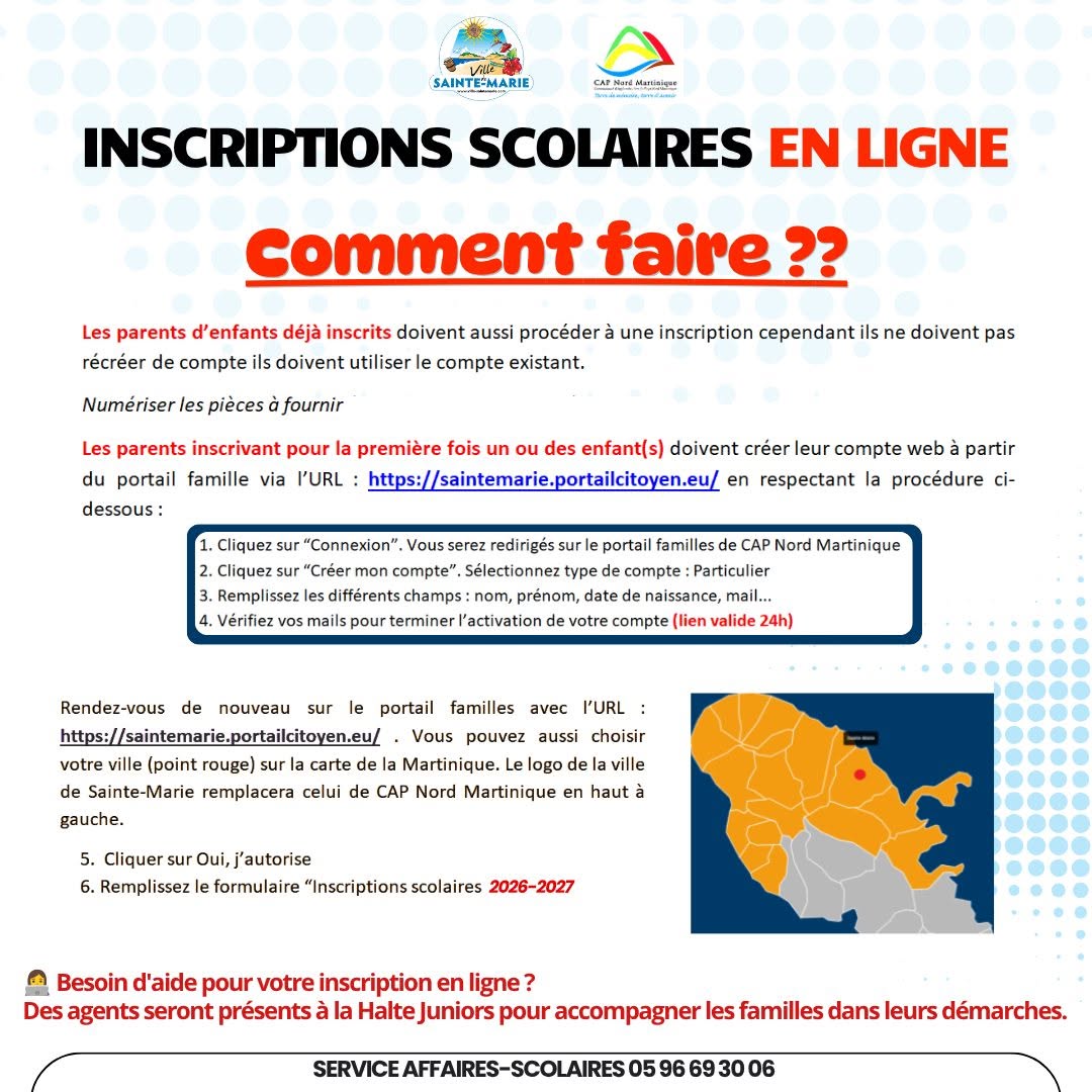 Illustration 2 de l’actualité « RAPPEL – INSCRIPTIONS SCOLAIRES 2026 »