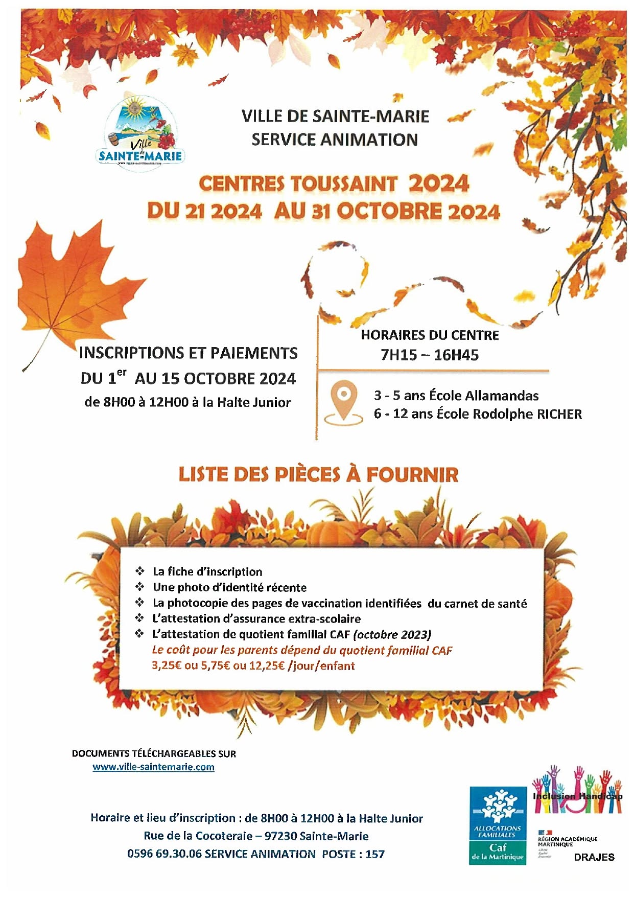 Illustration 2 de l’actualité « SERVICE ANIMATION : CENTRE TOUSSAINT / SA KA FÈT MERCREDI »