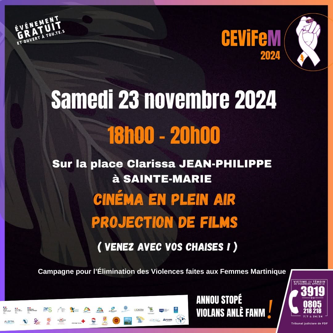 Illustration 1 de l’actualité « CEViFeM (CAMPAGNE POUR L'ELIMINATION DES VIOLENCES FAITES AUX FEMMES EN MARTINIQUE) »