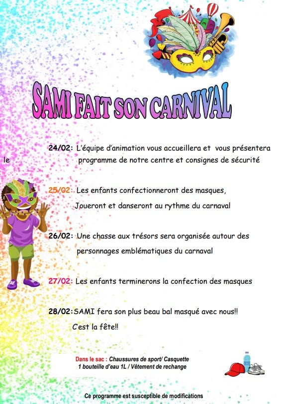 Illustration 2 de l’actualité « SAMI FAIT SON CARNAVAL ! »