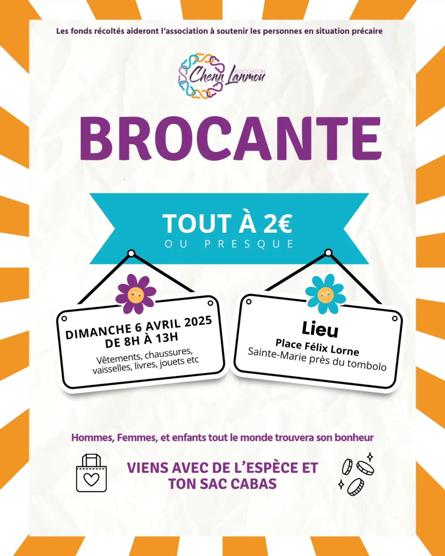Illustration 1 de l’actualité « BROCANTE DE L'ASSOCIATION CHENN LANMOU »